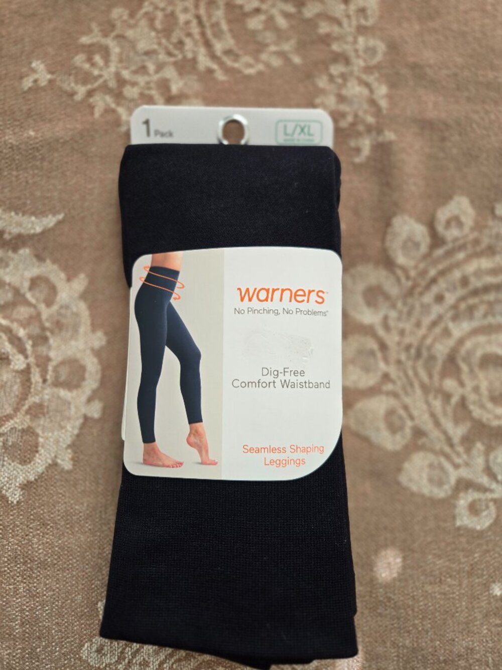 NWT Warners Leggings - Seamless Shaping, Black, Size L/XL
